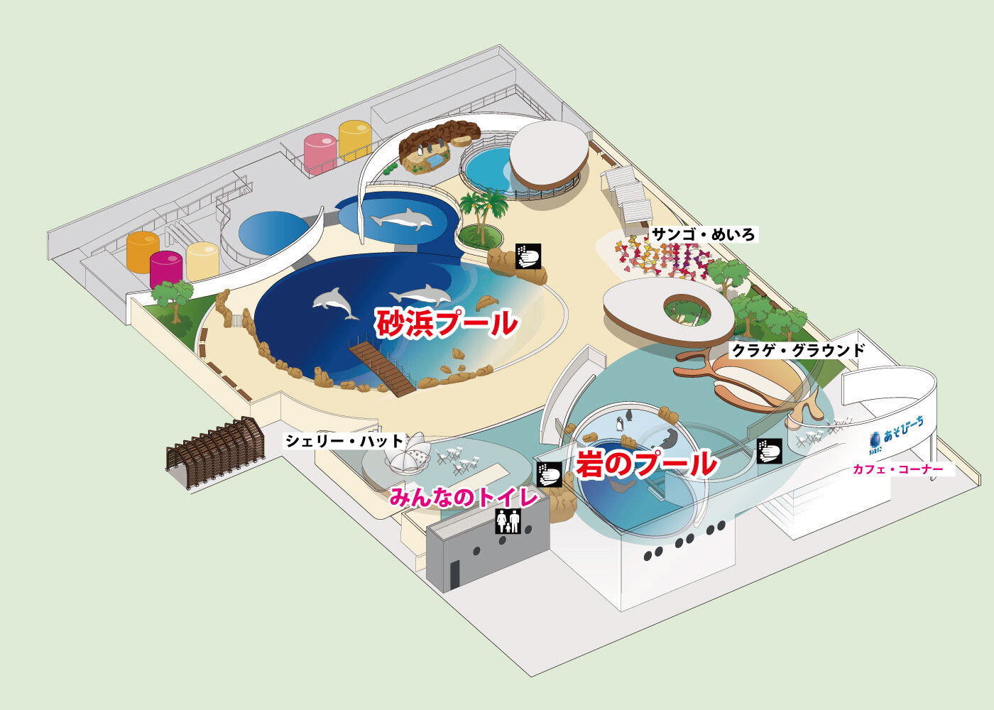 あそびーちマップ